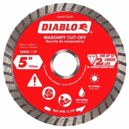 BSC PREFERRED 5 Diam CutOff Discs DMADT0500